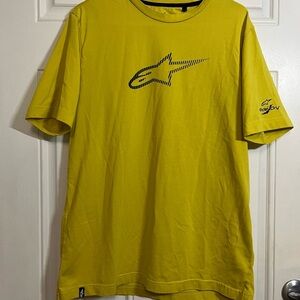 2/$30 Alpinestars Ageless V2 Tech Tee Large Made in Italy Sportswear